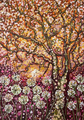 Maleri 140 x 100 cm